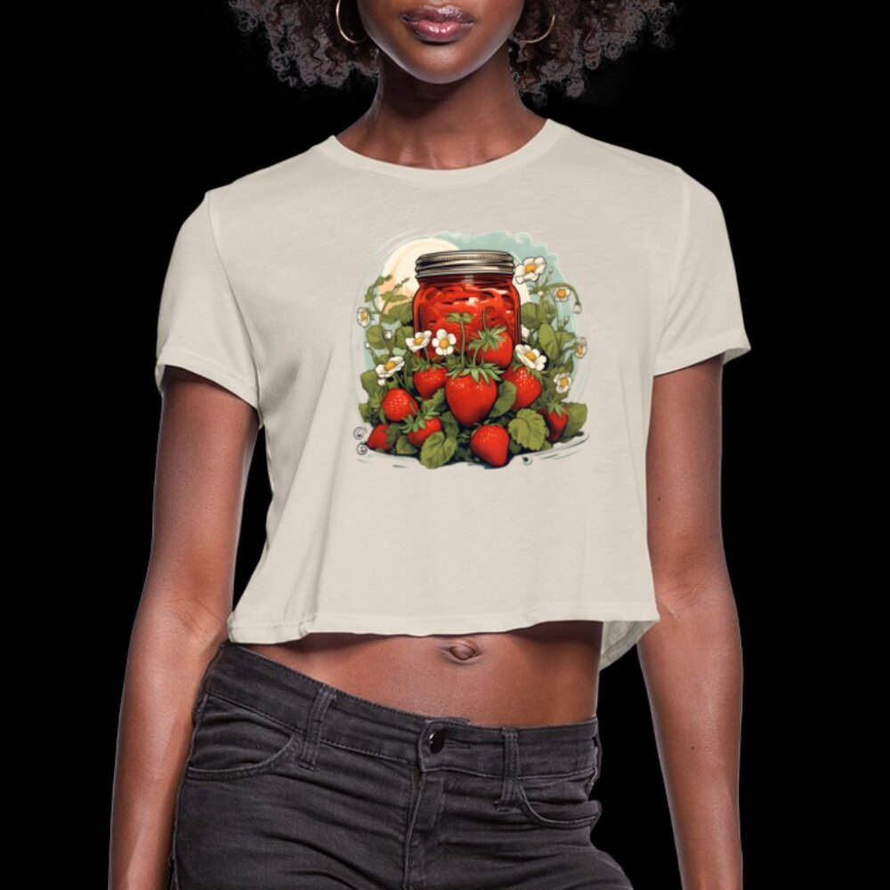 Strawberry Jammin' Women's Crop Top
